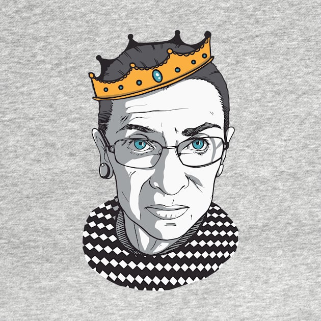 Queen RBG | Ruth Bader Ginsburg by SLAG_Creative